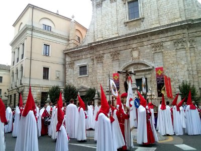 Capirotes en Palencia, España.