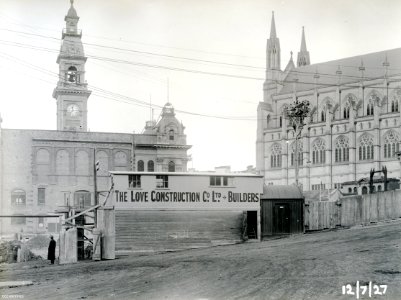 Onsite Offices for Love Construction Co Ltd Builders - Dunedin Town Hall