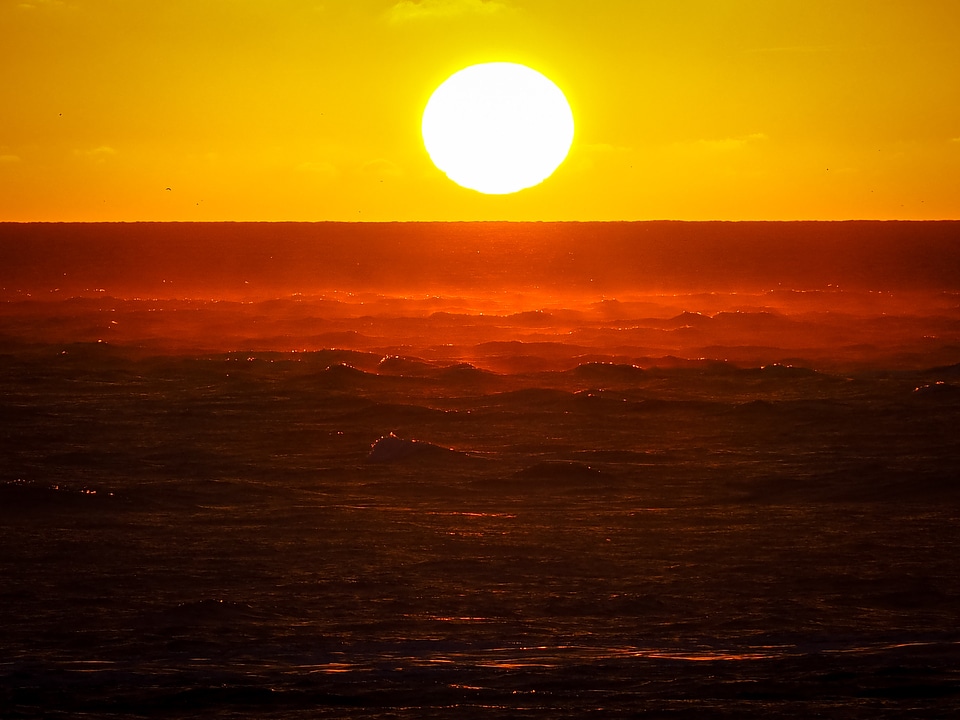 Setting sun abendstimmung afterglow