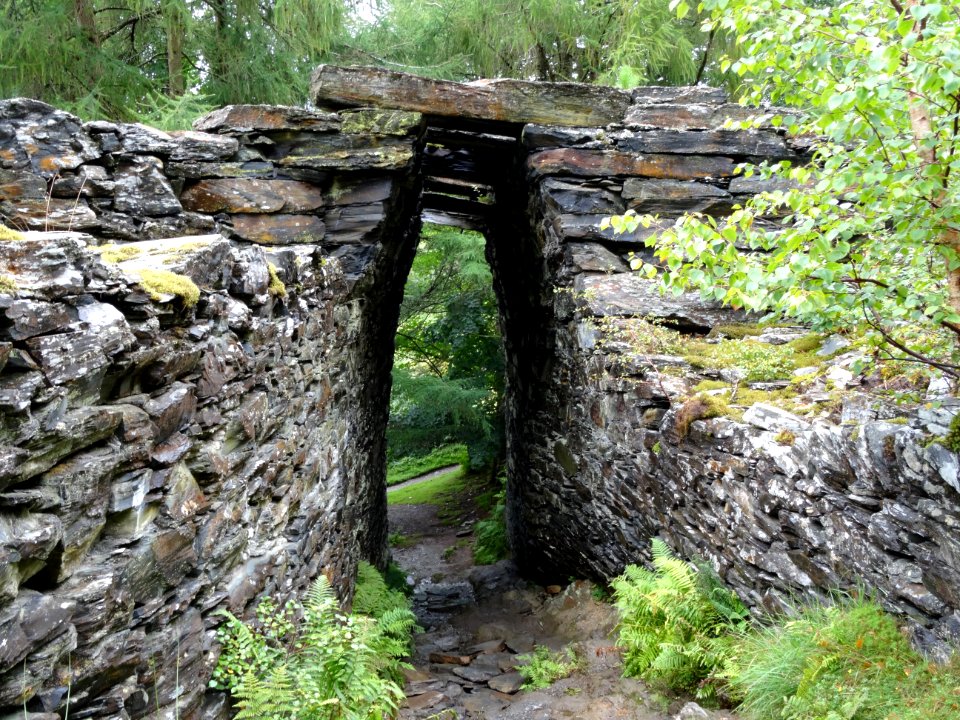 The Blue Lake Henddol Quarry Y Friog Dolgellau Gwynedd Cymru