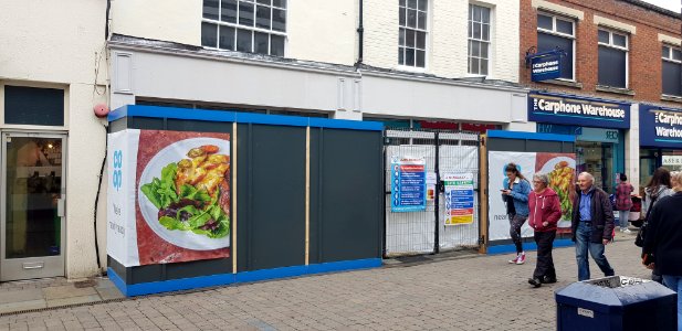 Former New Look Store Week Street Maidstone to become a New CO - OP Store.