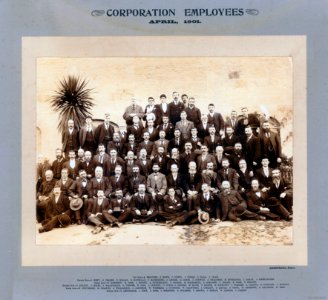 Corporation Employees 1901 photo