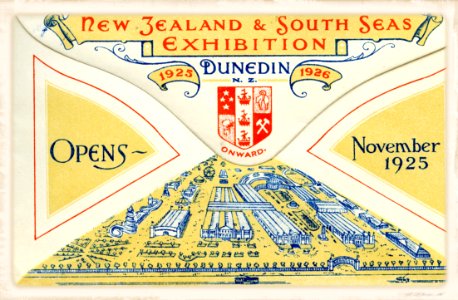 New Zealand & South Seas Commemorative Envelope 1925 photo
