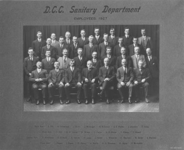 Dunedin City Council Sanitary Department Employees 1927