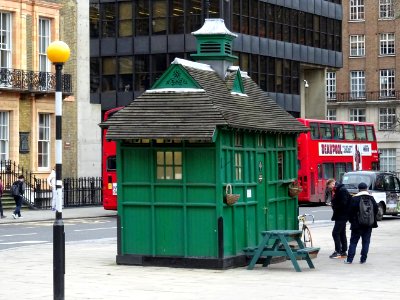 CABMEN'S SHELTER Russell Square WC1 - Western Corner (relocated to here from Leicester Square)
