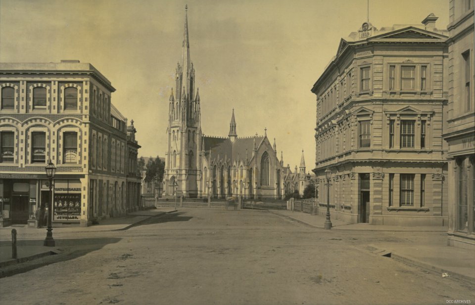 First Church viewed from Moray Place c1879