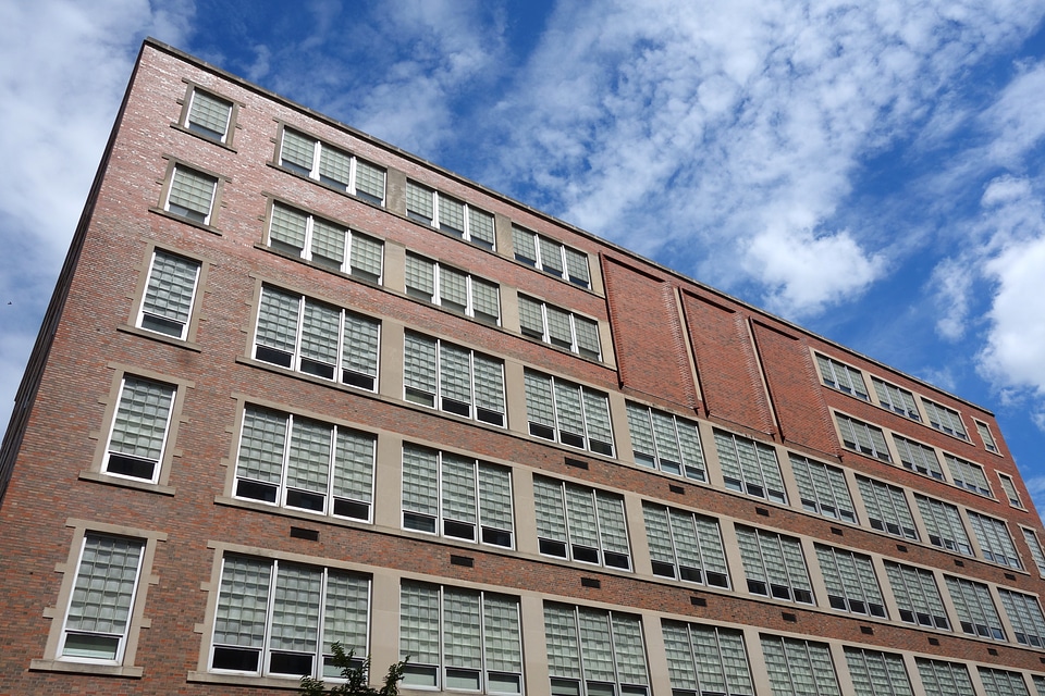 College building facade