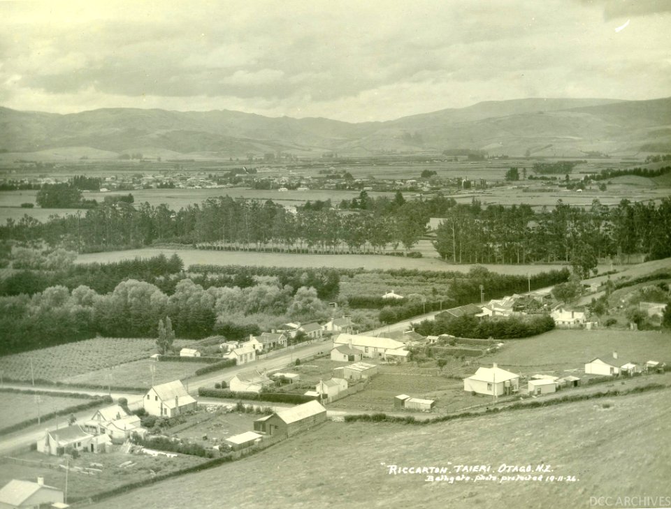 Riccarton, Taieri Plains 1926
