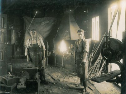 Workers on the New Zealand & South Seas Exhibition Site 1924