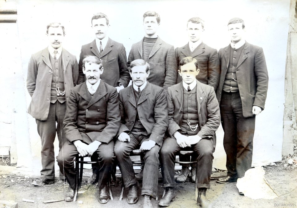 Group photo of staff at Waipori Power Station