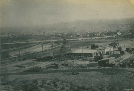 Construction of the New Zealand & South Seas Exhibition, Logan Park 1924-1925