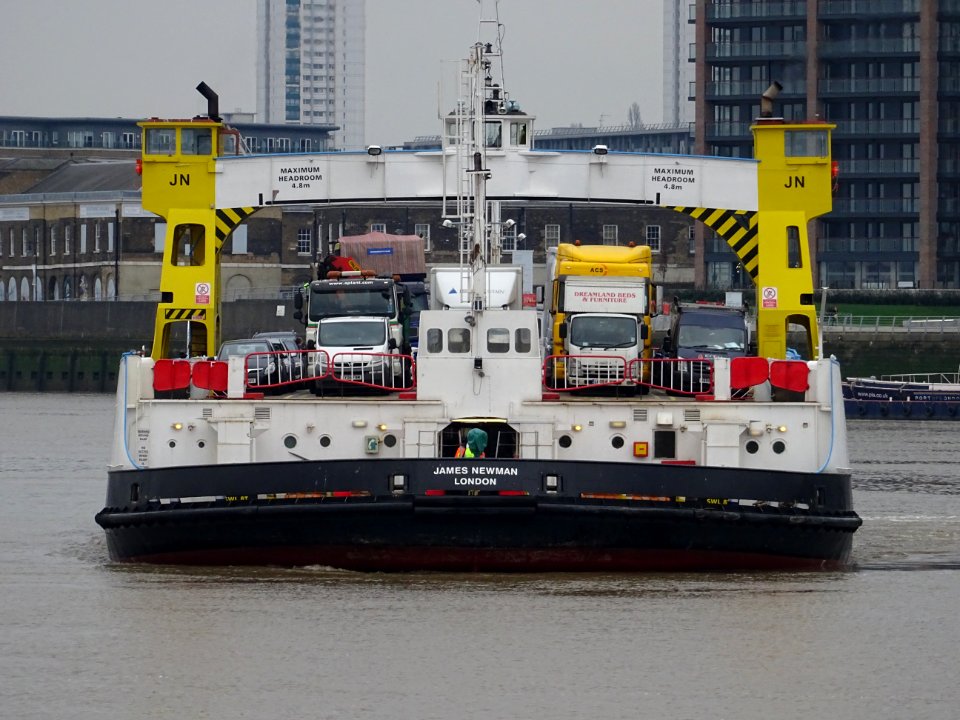 Memories of The Woolwich Ferry. New Ferries coming soon.