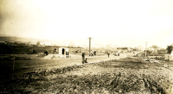 New Highway, Anzac Avenue, from Leith Canal looking South, 1925