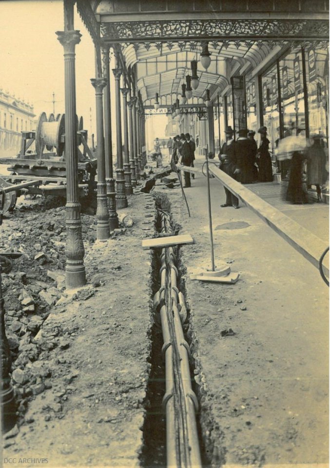 Cable Laying in Princes Street