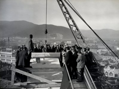 Coping Stone Ceremony, 6 April 1929