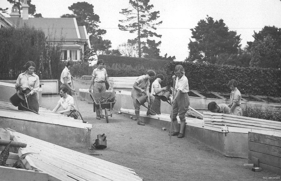 Dunedin Botanic Gardens Women Employees 1931