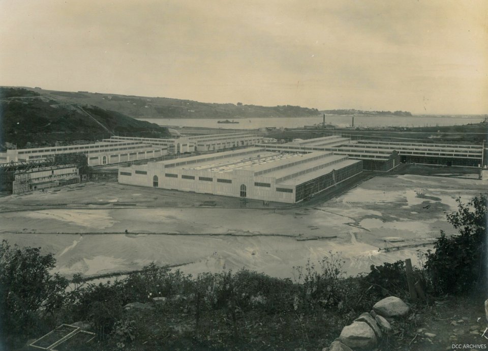 Construction of the New Zealand & South Seas Exhibition, Logan Park 1924-1925