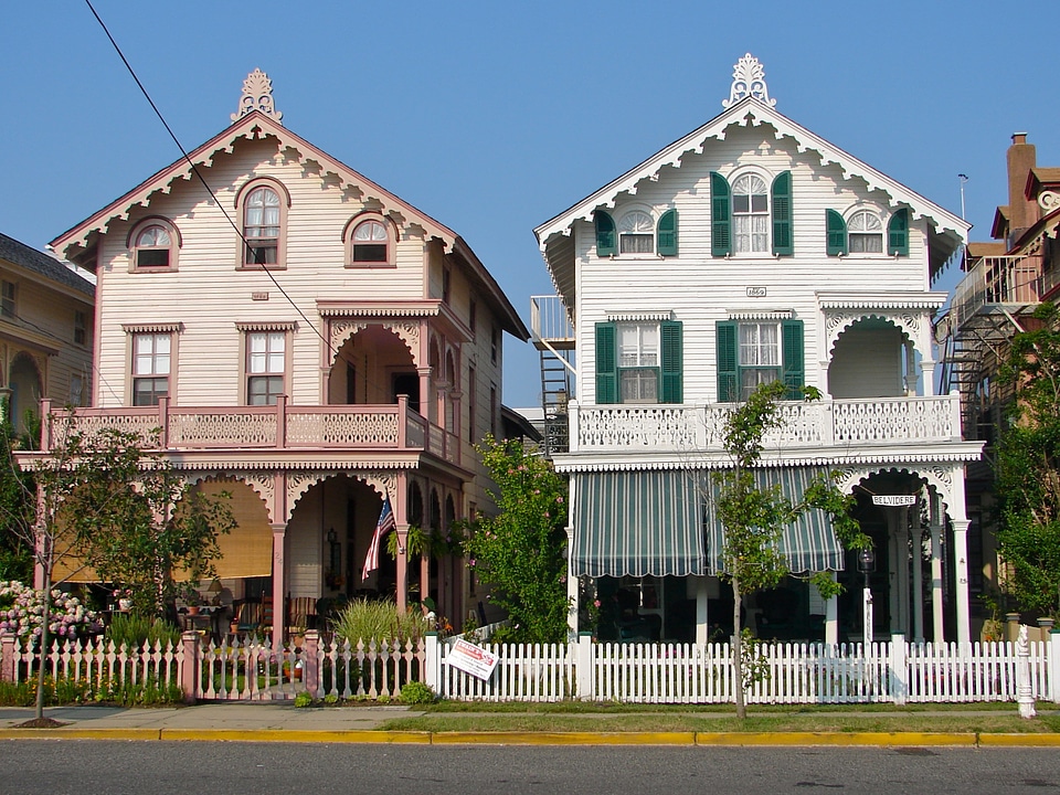 Houses front exterior