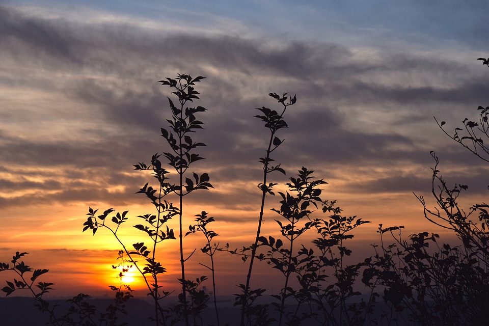 Afterglow dusk evening