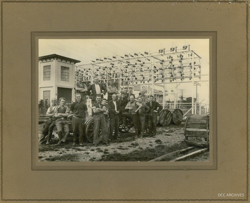 Electricity Workers at Outram Substation