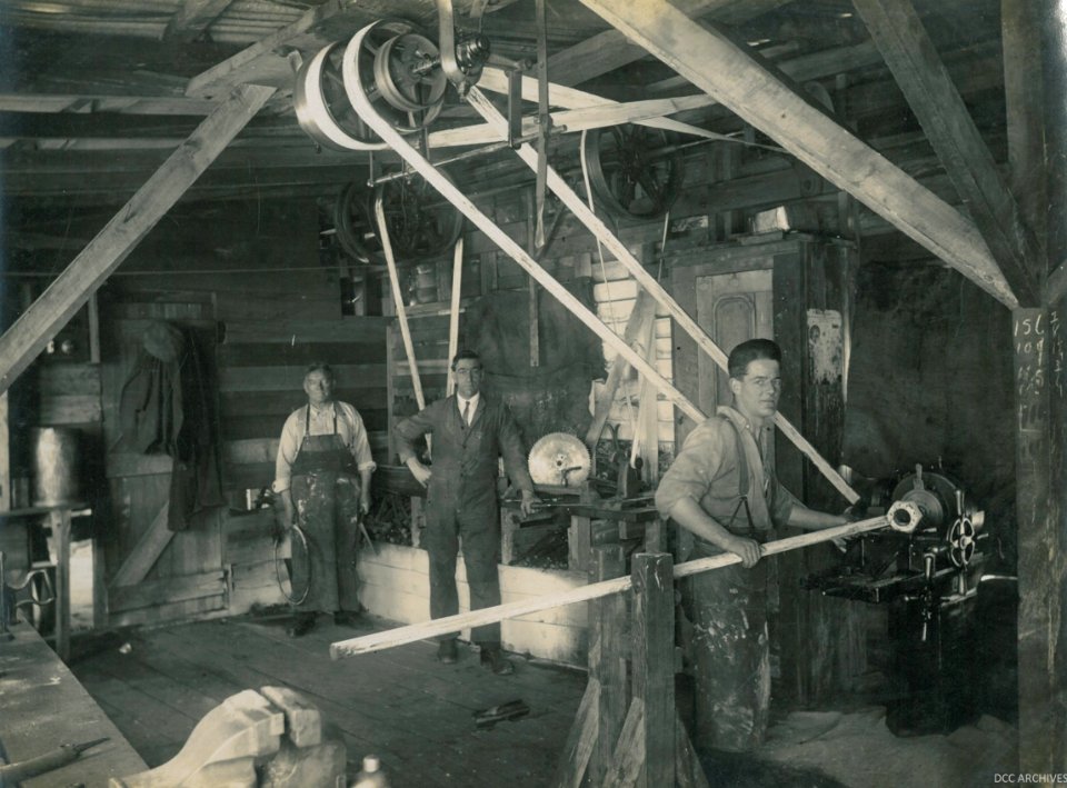 Construction of the New Zealand & South Seas Exhibition, Logan Park 1924-1925