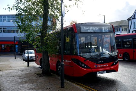 SN66WMV Petts Wood Station Square