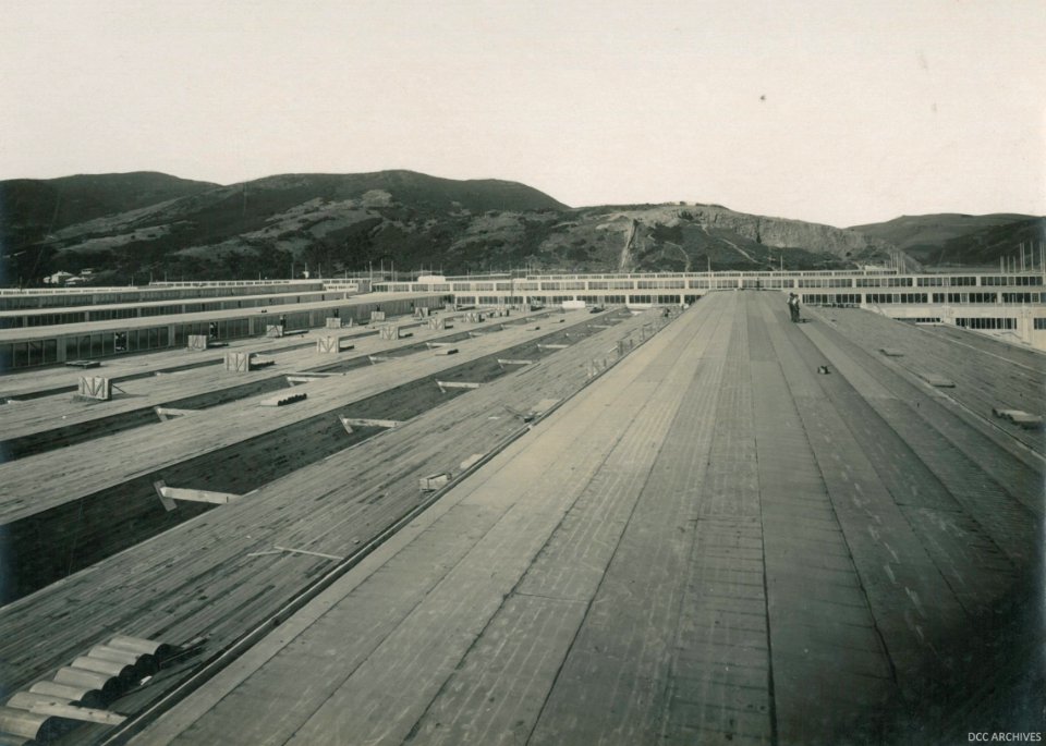 Construction of the New Zealand & South Seas Exhibition, Logan Park 1924-1925