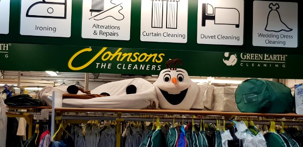 Look who is in the local Dry Cleaners!