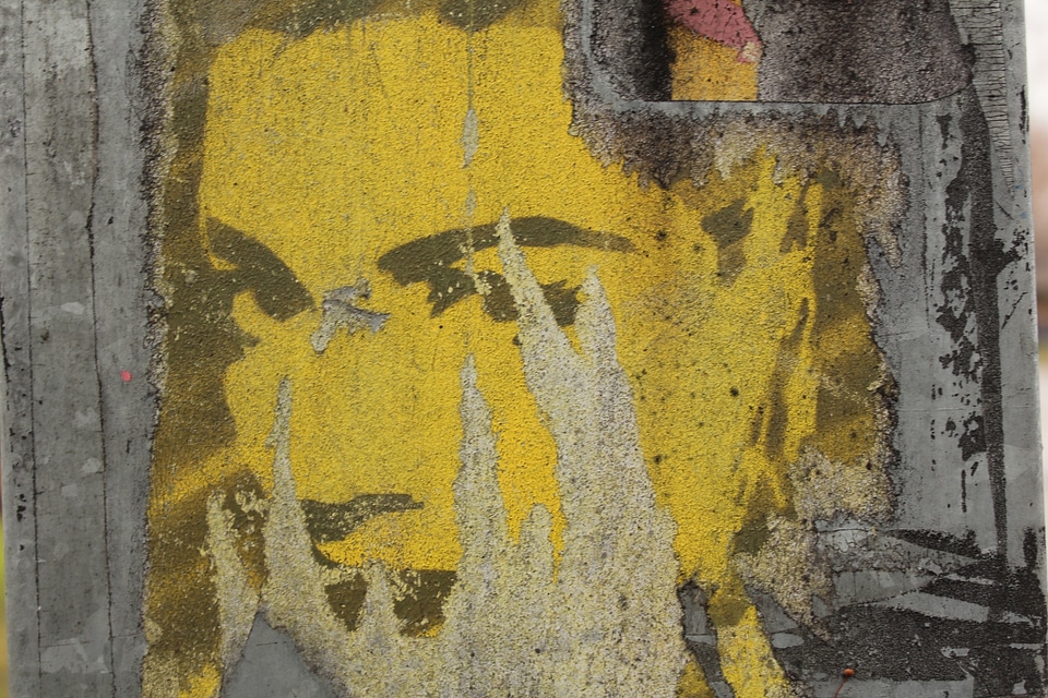 Graffiti pop-art street culture