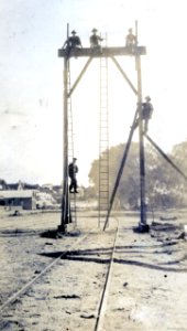 Gantry at Lawrence Railway Yard, 1930