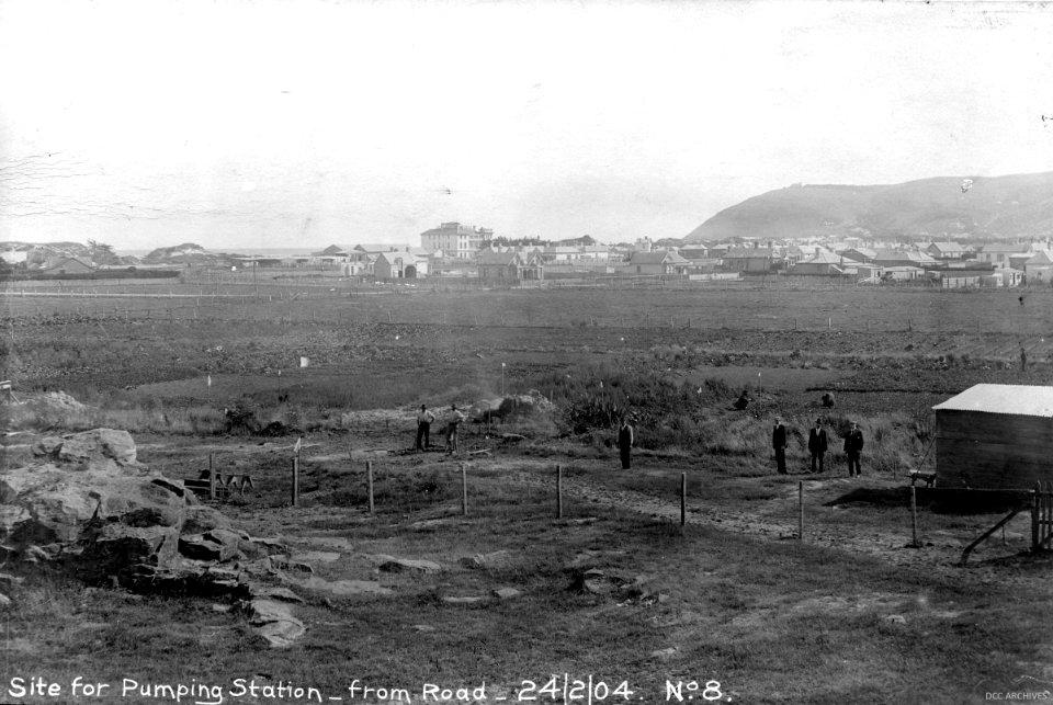 Site for Pumping Station from Road, 1904