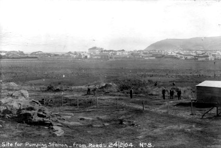 Site for Pumping Station from Road, 1904