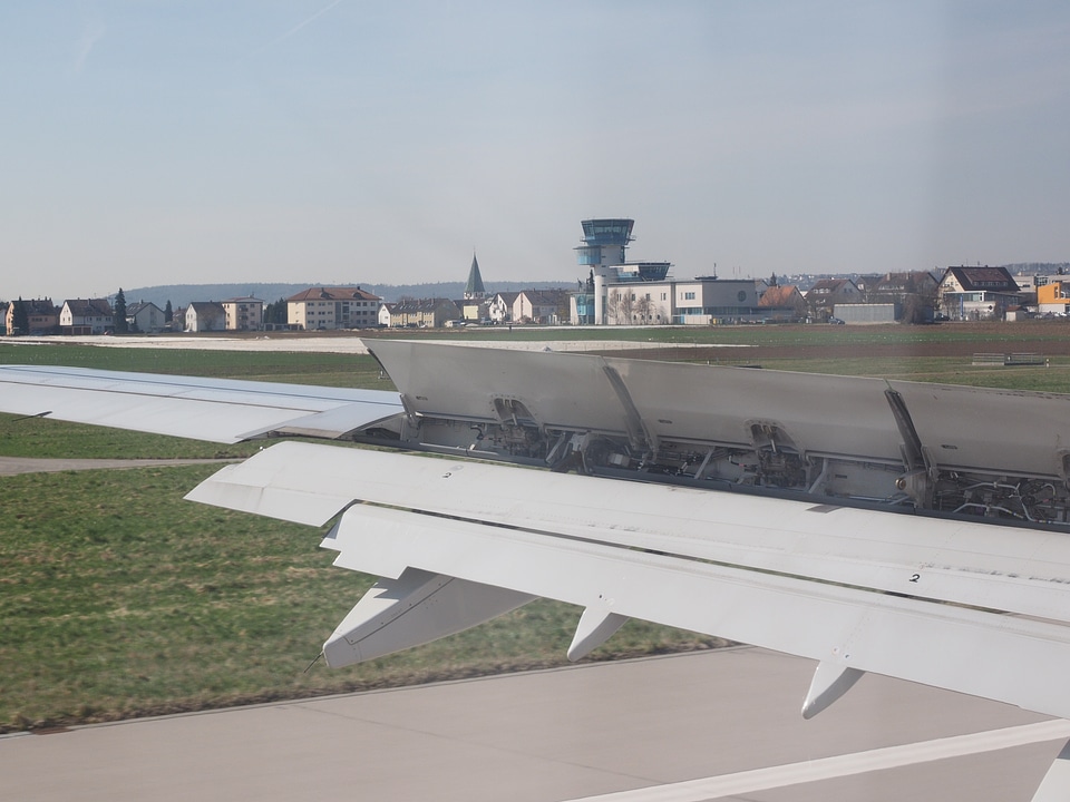 Landing flaps wing
