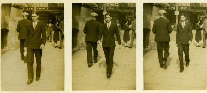 Photograph of members of the public, Willis Street, Wellington, 1930