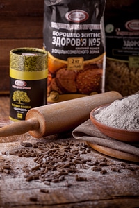 Table of products natural products home baking