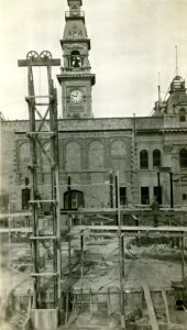 Town Hall Construction, 1928