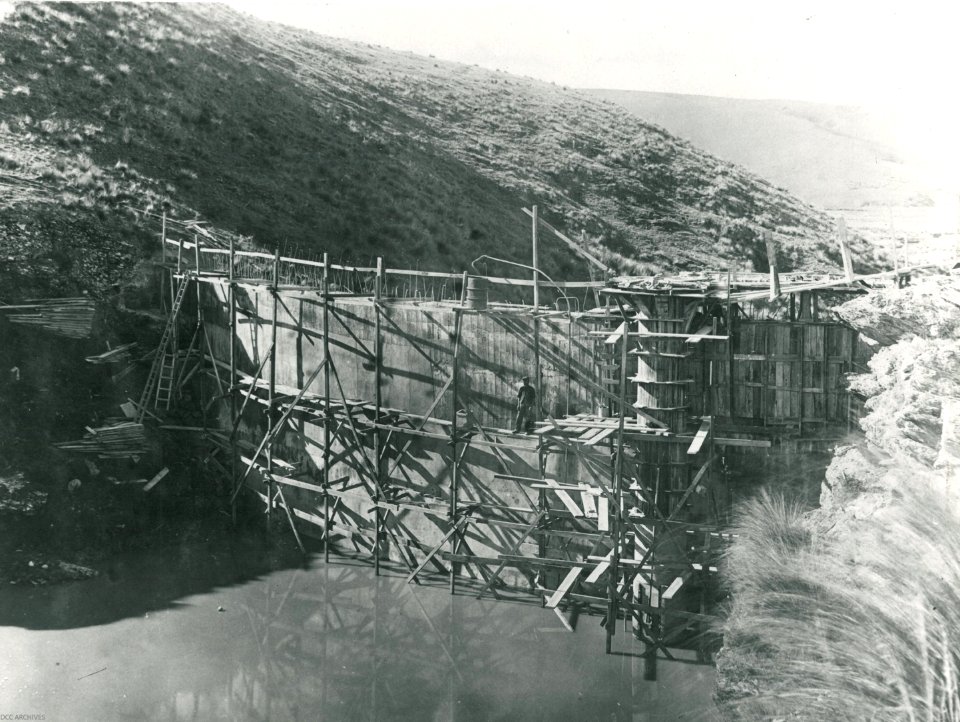 Luella Dam under Construction c1911