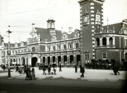 Dunedin Railway Station circa 1922 photo
