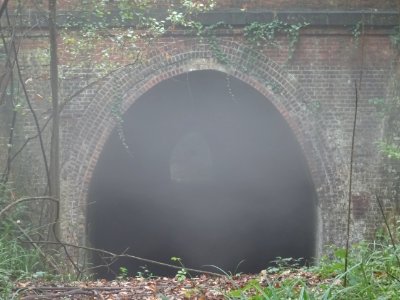 The Grove Hill Tunnel Tunbridge Wells looking a bit mystical today.