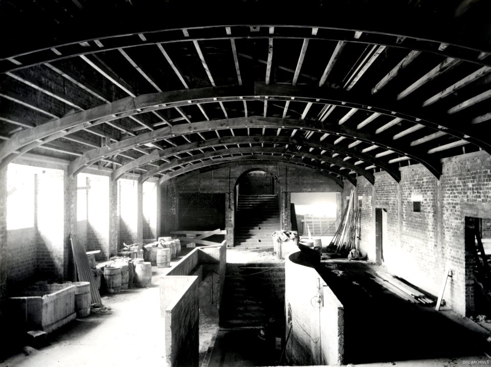 Interior Construction of Dunedin Town Hall