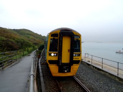 BARMOUTH BRIDGE IN RAIN