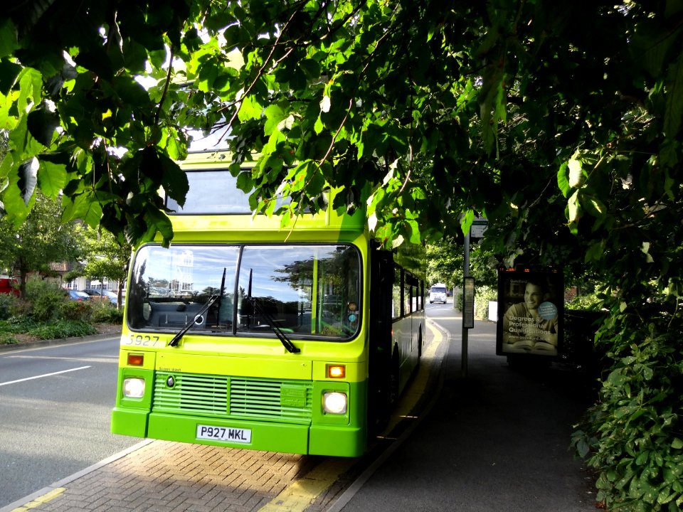 P927MKL 5927 in Guildford from Liverpool