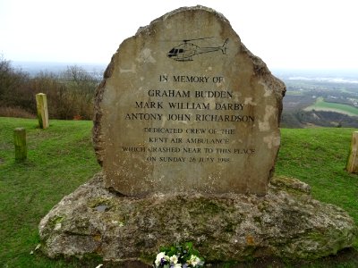 KENT AIR AMBULANCE MEMORIAL BLUEBELL HILL