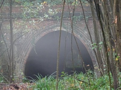 The Grove Hill Tunnel Tunbridge Wells looking a bit mystical today.