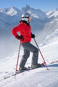 Sexy female skier photo