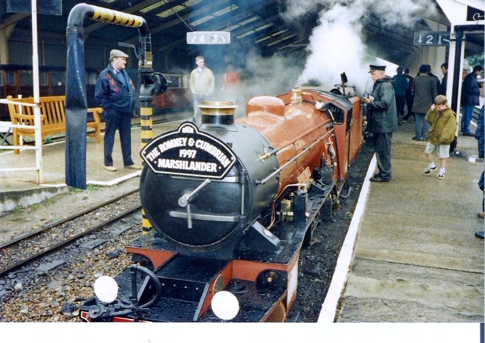 RIVER MITE on a visit to The Romney Hythe & Dymchurch Railway in 1997