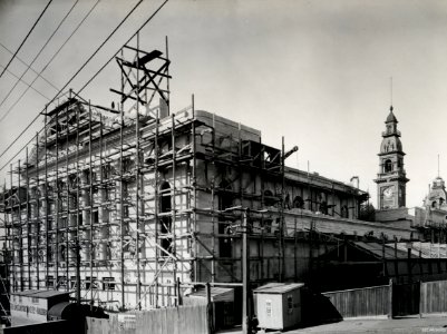 Construction of Dunedin Town Hall
