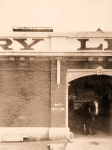 The Vacuum Oil Company Store, corner Fryatt and Halsey Streets, 1927 photo