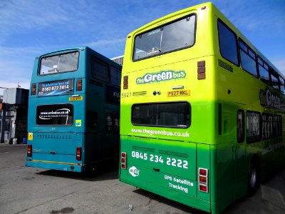 R312WVR and P297MKL at Peoples Bus Liverpool