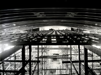 Interior Construction of Dunedin Town Hall photo